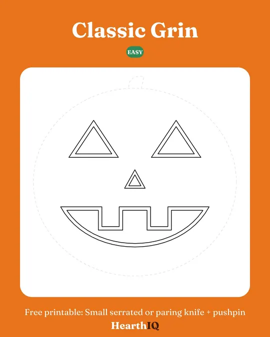 Classic Grin stencil preview