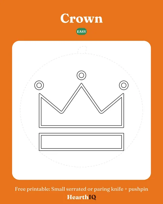 Crown stencil preview